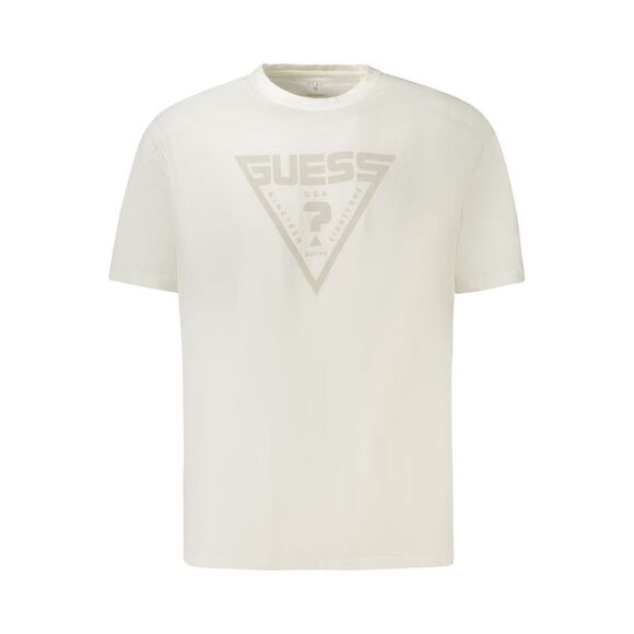 Guess Jeans White Cotton Men Men's T-Shirt